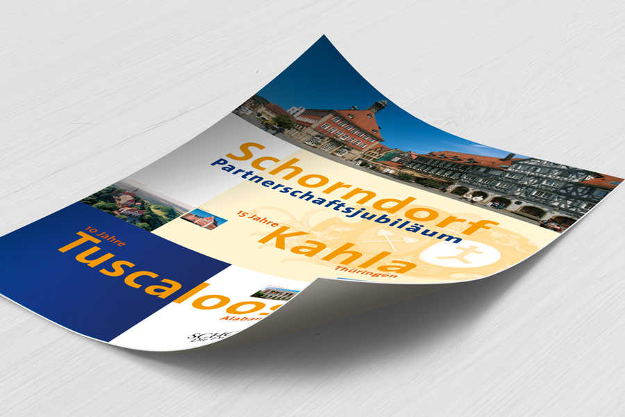Plakat Städtepartnerschaft